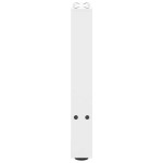 vidaXL Picioare pentru măsuță de cafea, albe, 2 buc., 28x(42-43) cm, oțel