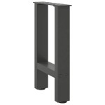 vidaXL Picioare pentru măsuță de cafea antracit, 2 buc., 28x(42-43) cm, oțel