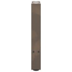 vidaXL Picioare pentru masă de cafea, oțel natural, 2 buc., 28x(42-43) cm, oțel vidaXL Picioare pentru masă de cafea, oțel natural, 2 buc., 28x(42-43) cm, oțel