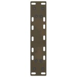 vidaXL Picioare pentru masă de cafea, oțel natural, 2 buc., 38x(42-43) cm, oțel