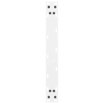 vidaXL Picioare pentru măsuță de cafea, albe, 2 buc., 50x(42-43) cm, oțel vidaXL Picioare pentru măsuță de cafea, albe, 2 buc., 50x(42-43) cm, oțel