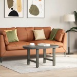 vidaXL Picioare pentru măsuță de cafea antracit, 2 buc., 50x(42-43) cm, oțel