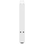 vidaXL Picioare pentru măsuță de cafea, alb, 2 buc., 60 x (42-43) cm, oțel