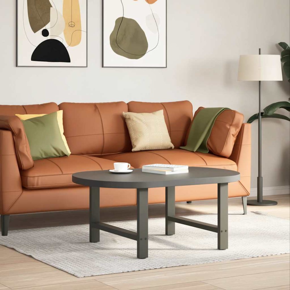 vidaXL Picioare pentru măsuță de cafea antracit, 2 buc., 70x(42-43) cm, oțel