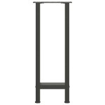 vidaXL Picioare masă consolă antracit 2 buc 28x(72-73) cm oțel
