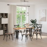 vidaXL Picioare masă consolă, negre, 2 buc., 38x(72-73) cm, oțel