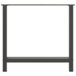 vidaXL Picioare masă de sufragerie antracit, 2 buc., 70x(72-73) cm, oțel vidaXL Picioare masă de sufragerie antracit, 2 buc., 70x(72-73) cm, oțel