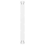 vidaXL Picioare masă de sufragerie albe, 2 buc., 80x(72-73) cm, oțel vidaXL Picioare masă de sufragerie albe, 2 buc., 80x(72-73) cm, oțel