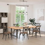 vidaXL Picioare de masă antracit, 2 buc., 100x(72-73) cm, oțel vidaXL Picioare de masă antracit, 2 buc., 100x(72-73) cm, oțel