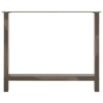 vidaXL Picioare de masă din oțel natural, 2 buc., 100x(72-73) cm, oțel vidaXL Picioare de masă din oțel natural, 2 buc., 100x(72-73) cm, oțel