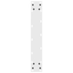 vidaXL Picioare de masă de bar, albe, 2 buc., 40x(90-91) cm, oțel