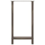 vidaXL Picioare de masă de bar, oțel natural, 2 buc., 40x(90-91) cm, oțel