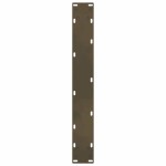 vidaXL Picioare de masă de bar, oțel natural, 2 buc., 60 x (100-101) cm, oțel