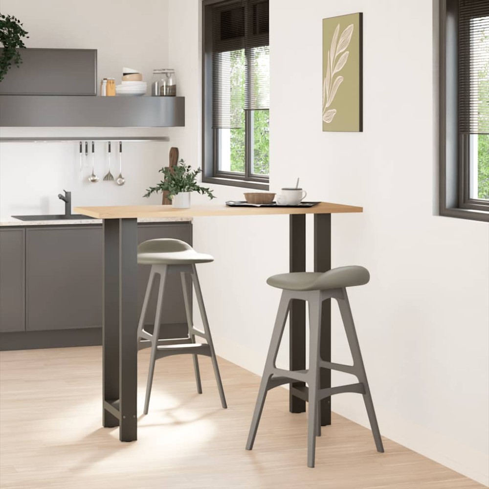 vidaXL Picioare de masă de bar antracit, 2 buc., 40x(110-111) cm, oțel