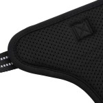 vidaXL Ham pentru câini cu dungi reflectorizante reglabil, negru, S