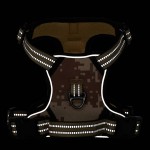 vidaXL Ham pentru câini cu dungi reflectorizante reglabil, L