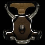 vidaXL Ham pentru câini cu dungi reflectorizante reglabil, maro, XL vidaXL Ham pentru câini cu dungi reflectorizante reglabil, maro, XL