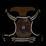 vidaXL Ham pentru câini cu dungi reflectorizante reglabil, XL