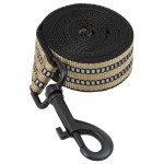 vidaXL Ham pentru câini cu plumb și guler, reglabil, maro, M vidaXL Ham pentru câini cu plumb și guler, reglabil, maro, M