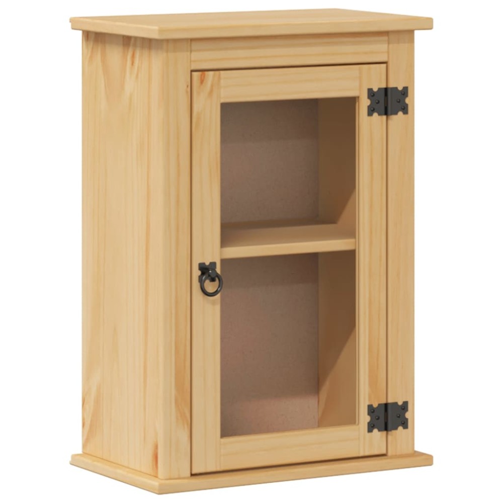 vidaXL Dulap baie de perete „Corona”, 45x27x64,5 cm, lemn masiv de pin