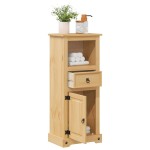 vidaXL Dulap de baie „Corona”, 45x33x110 cm, lemn masiv de pin