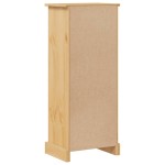 vidaXL Dulap de baie „Corona”, 45x33x110 cm, lemn masiv de pin
