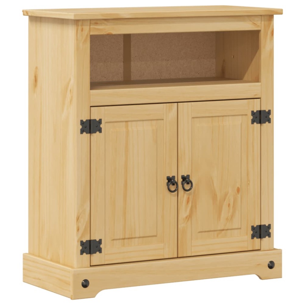 vidaXL Dulap de baie „Corona”, 70x33x80 cm, lemn masiv de pin