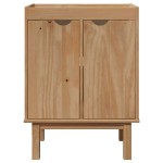 vidaXL Dulap pentru chiuvetă de baie „OTTA” 59x40x80 cm lemn masiv pin vidaXL Dulap pentru chiuvetă de baie „OTTA” 59x40x80 cm lemn masiv pin