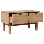 vidaXL Banchetă de hol „OTTA”, 80x40x45 cm, lemn masiv de pin