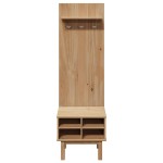 vidaXL Unitate de hol „OTTA”, 50x40x160 cm, lemn masiv de pin vidaXL Unitate de hol „OTTA”, 50x40x160 cm, lemn masiv de pin