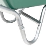 vidaXL Roabă Verde 90 L 150 kg Oțel galvanizat și plastic vidaXL Roabă Verde 90 L 150 kg Oțel galvanizat și plastic
