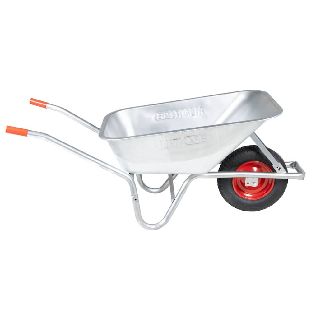 vidaXL Roabă 90 L 150 kg Oțel galvanizat și plastic
