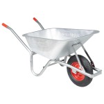 vidaXL Roabă 90 L 150 kg Oțel galvanizat și plastic vidaXL Roabă 90 L 150 kg Oțel galvanizat și plastic