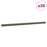 vidaXL Profile pentru marginea treptelor 30 pcs Maro 67 cm Aluminiu vidaXL Profile pentru marginea treptelor 30 pcs Maro 67 cm Aluminiu