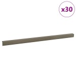 vidaXL Profile pentru marginea treptelor 30 pcs Șampanie 67 cm