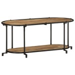 vidaXL Dulap TV, 100x42x40 cm, lemn masiv mango brut