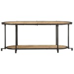 vidaXL Dulap TV, 100x42x40 cm, lemn masiv mango brut