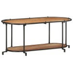 vidaXL Dulap TV, 100x42x40 cm, lemn masiv de acacia