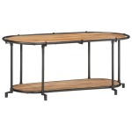 vidaXL Dulap TV, 100x42x40 cm, lemn masiv de acacia