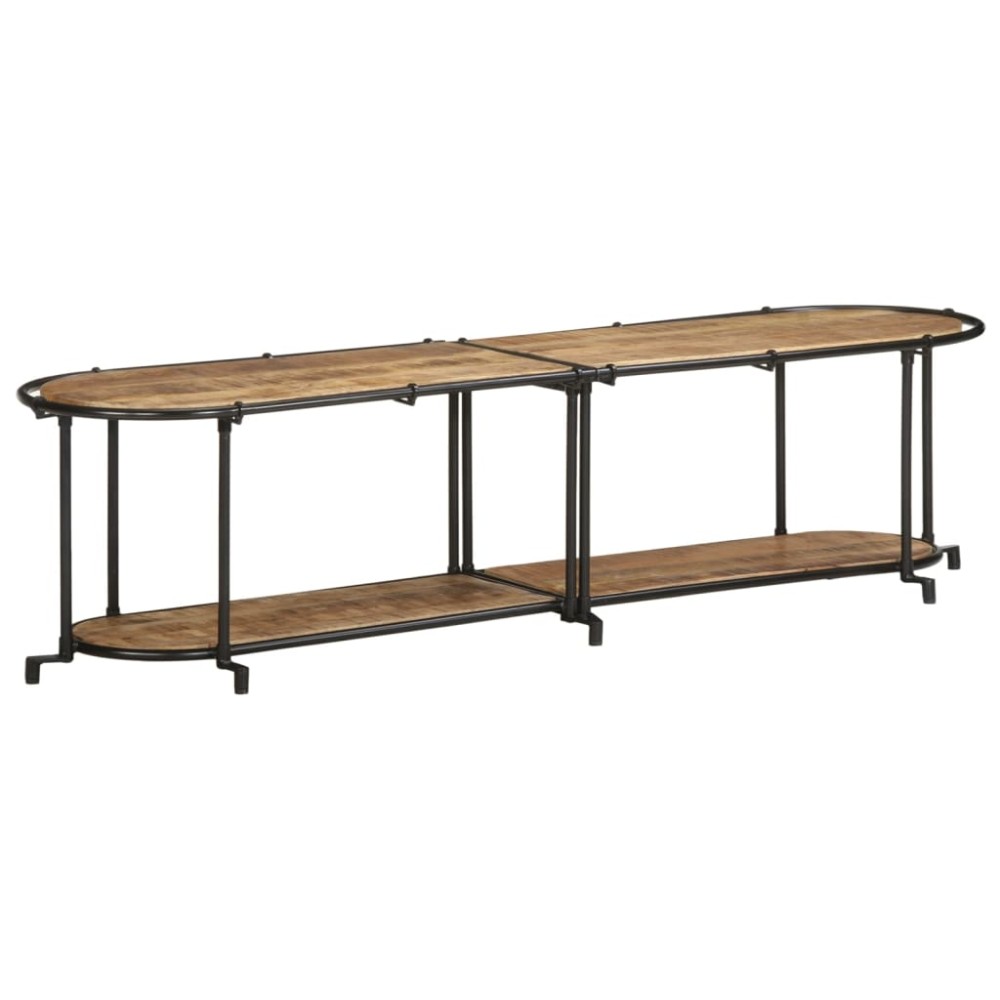 vidaXL Dulap TV, 160x42x40 cm, lemn masiv mango brut