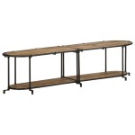 vidaXL Dulap TV, 160x42x40 cm, lemn masiv mango brut vidaXL Dulap TV, 160x42x40 cm, lemn masiv mango brut