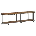 vidaXL Dulap TV, 160x42x40 cm, lemn masiv reciclat