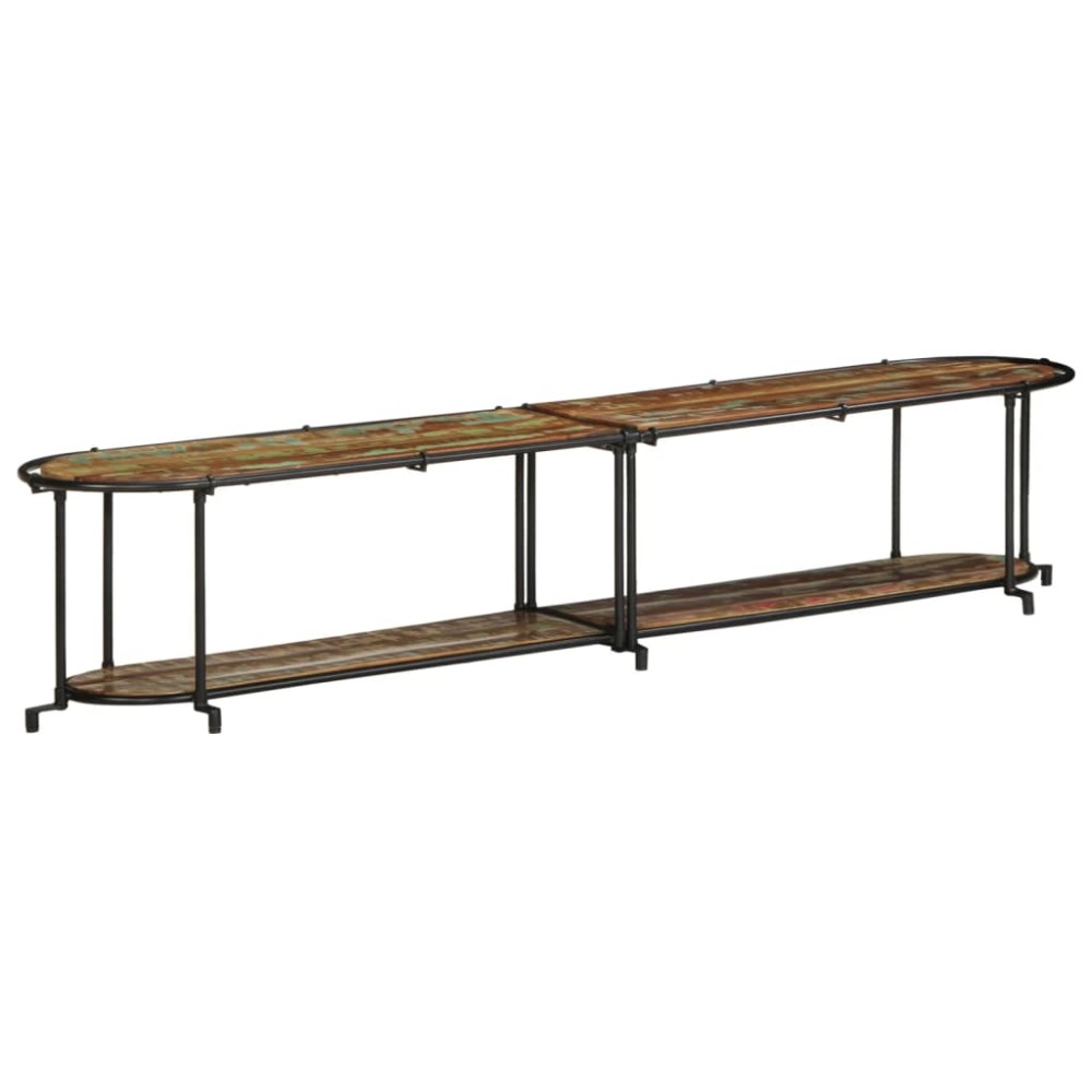 vidaXL Dulap TV, 200x42x40 cm, lemn masiv recuperat