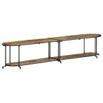 vidaXL Dulap TV, 200x42x40 cm, lemn masiv recuperat
