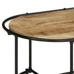 vidaXL Măsuță de cafea, 110x55x40 cm, lemn masiv de mango brut vidaXL Măsuță de cafea, 110x55x40 cm, lemn masiv de mango brut