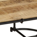 vidaXL Măsuță de cafea, 110x55x40 cm, lemn masiv de mango brut vidaXL Măsuță de cafea, 110x55x40 cm, lemn masiv de mango brut