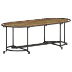 vidaXL Măsuță de cafea, 110x55x40 cm, lemn masiv recuperat vidaXL Măsuță de cafea, 110x55x40 cm, lemn masiv recuperat