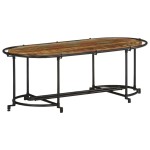 vidaXL Măsuță de cafea, 110x55x40 cm, lemn masiv recuperat vidaXL Măsuță de cafea, 110x55x40 cm, lemn masiv recuperat