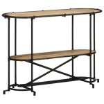 vidaXL Masă consolă, 110x42x76 cm, lemn masiv de mango brut vidaXL Masă consolă, 110x42x76 cm, lemn masiv de mango brut