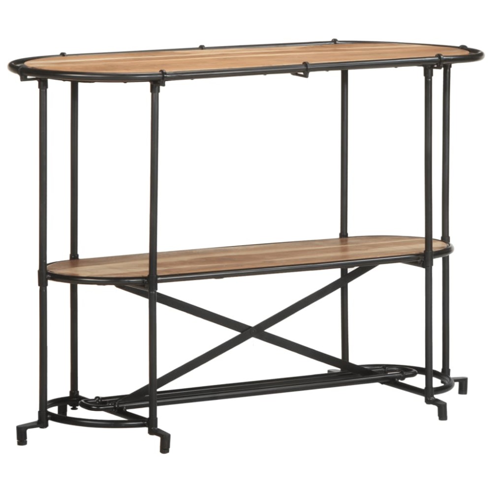 vidaXL Masă consolă, 110x42x76 cm, lemn masiv de acacia